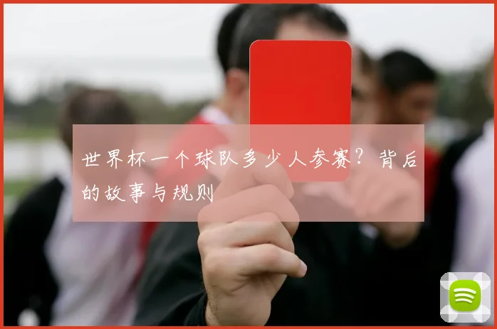 世界杯一个球队多少人参赛?背后的故事与规则